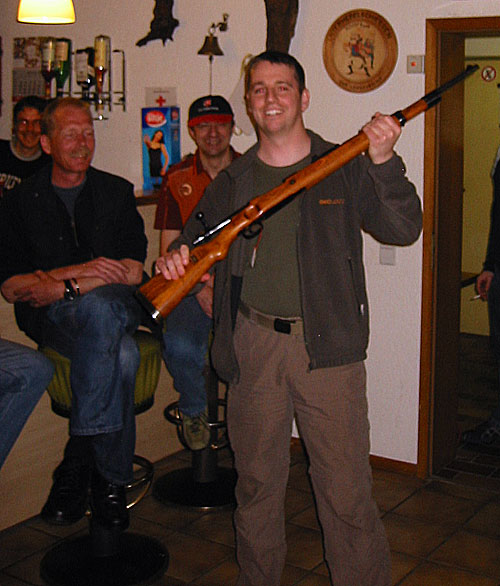 Christian Waldmann, 1. Platz beim Ordonnanzschießen in Merdingen