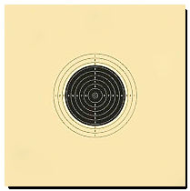 KK-Scheibe 50m